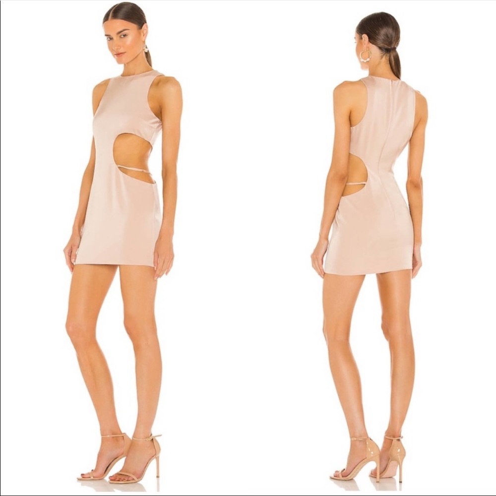 Clarity Mini Dress in Champagne